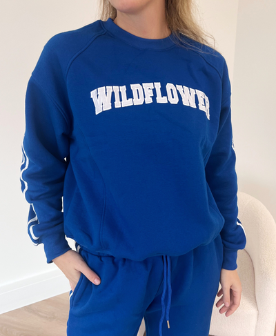 Wildflower Sweater | Blue | Tall