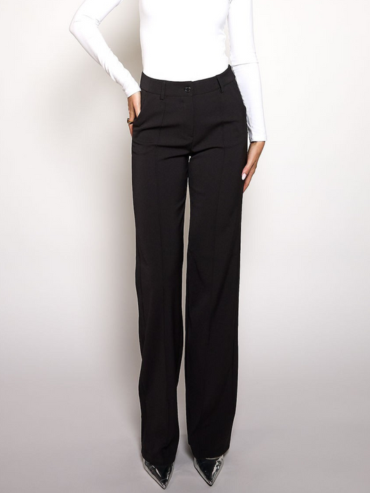 Marley | Wide leg trousers | Black | Tall