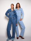 Zoë Denim Jumpsuit | Straight leg | Stretch | Blue | Tall