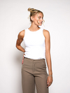 Basic Tank Top Noa | Off white | Tall