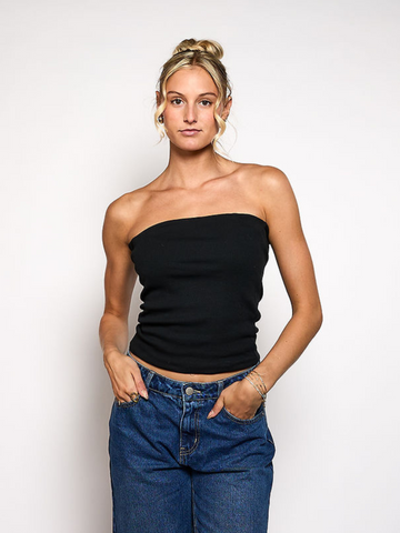 Basic Tube Top Sophia | Black