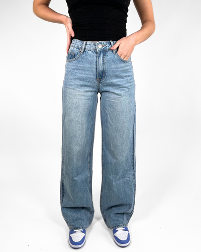 tall super wide leg jeans blue