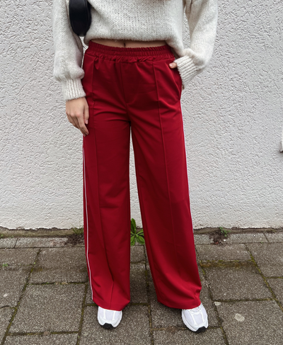 Blake pants with stripe | Red | Tall