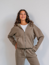 Khloe Zipper Hoodie | Sage | Tall