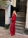 Zaar Track Pants | Bordeaux | Tall