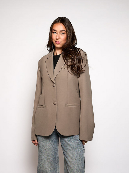 Nova oversized blazer | Taupe | Tall