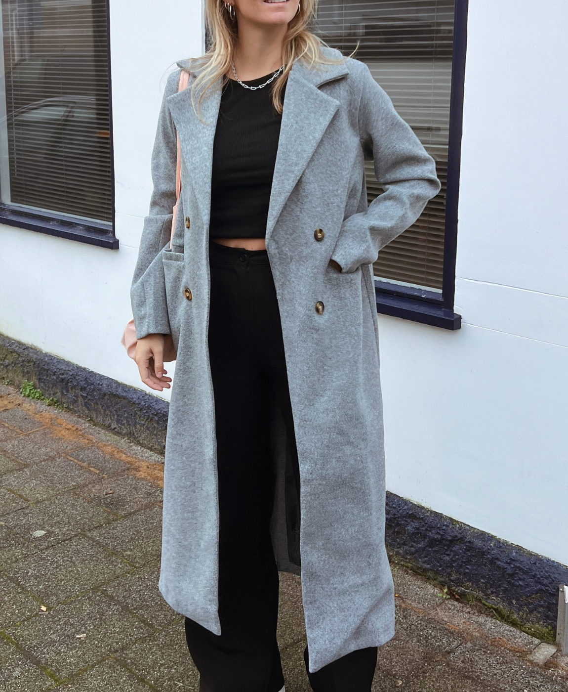 Hailey Coat | Oversized | Gray | Tall