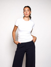 Lexie short sleeve top | Tall | White