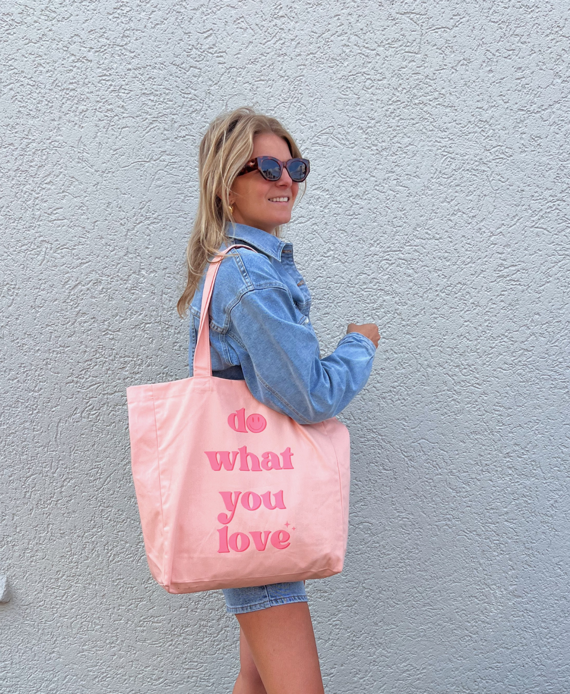 Canvas bag | Pink | The Wildflower Club