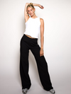 Nova | Wide leg trousers | Black | Tall