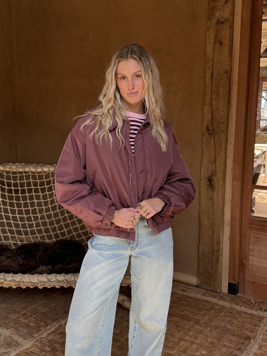 Rose bomber jacket | Blush | Tall