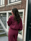 Jip | Cropped blouse | Bordeaux | Tall