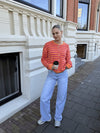 Vive Vest | Orange pink striped | Tall