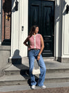 Maddy Wide Leg Jeans | Blue | Stretch | Tall