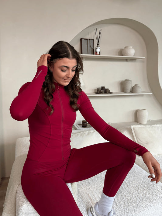 Zip Vest | Sports | Bordeaux | Tall