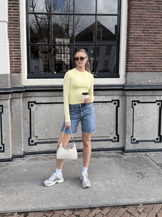 Riva | Denim Shorts | Dark Blue | Tall