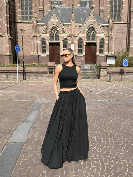 Celine Maxi Skirt | Black | Tall