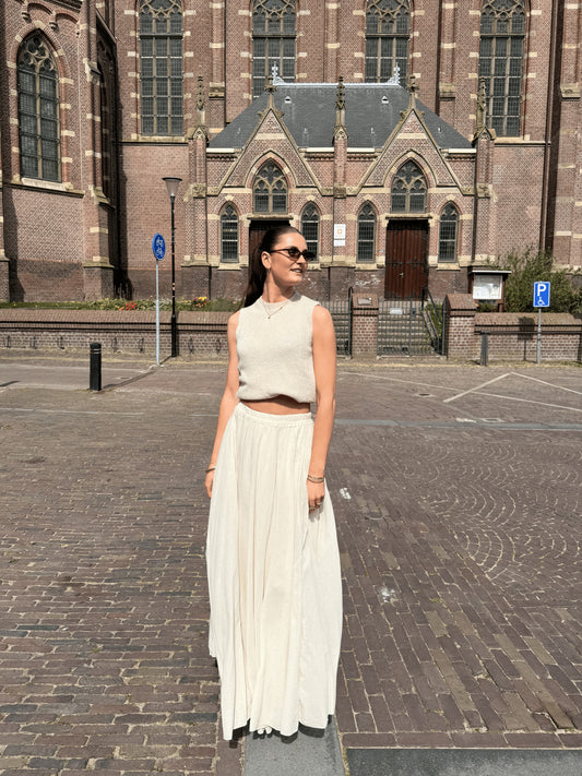 Celine Maxi Skirt | Beige | Tall