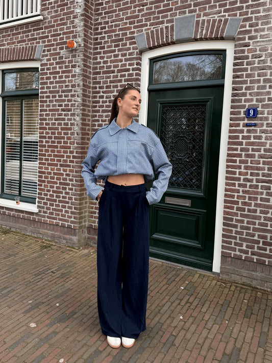 Maryn pants | Linen | Navy | Tall