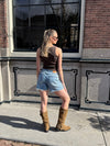 Sera | Denim Shorts | Blue | Tall