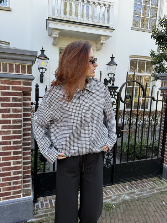 Naya jacket | Checked black | Tall