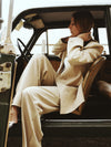 Mae Trousers | Beige | Tall