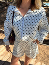 Ava Polkadot short | White | Tall