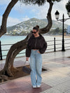 Roxy | Mid Waist Super Wide Leg Jeans | Lichtblauw | Stretch | Tall
