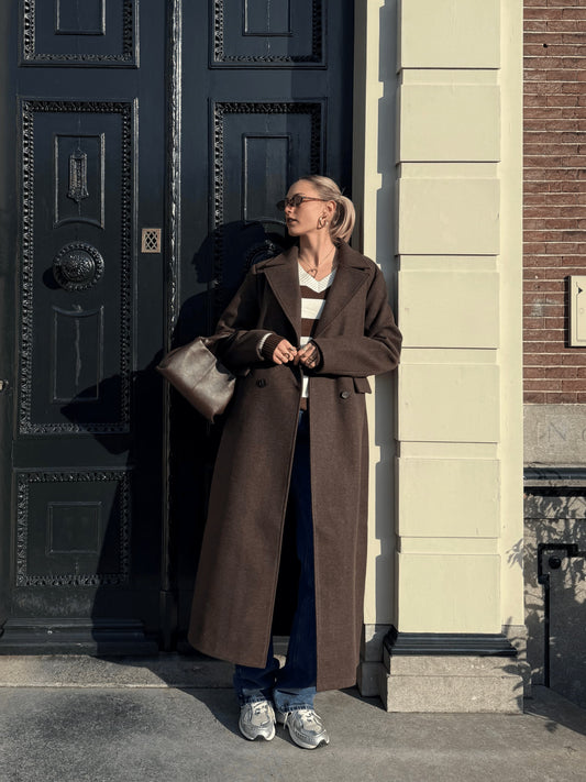 Noé Coat | Oversized | Brown | Tall