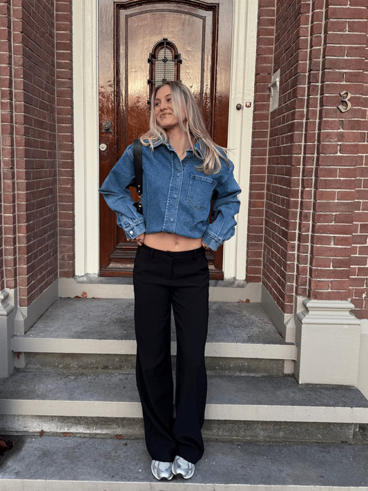 Romi Pants | Mid-waist | Black | Tall