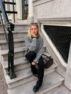 Leila Knit | Striped Black White | Tall
