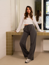Lize pants | Dark grey | Tall