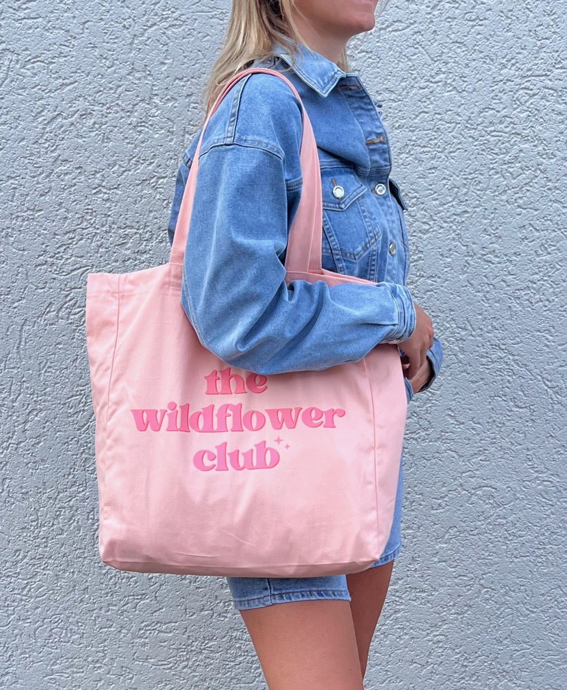 Canvas bag | Pink | The Wildflower Club