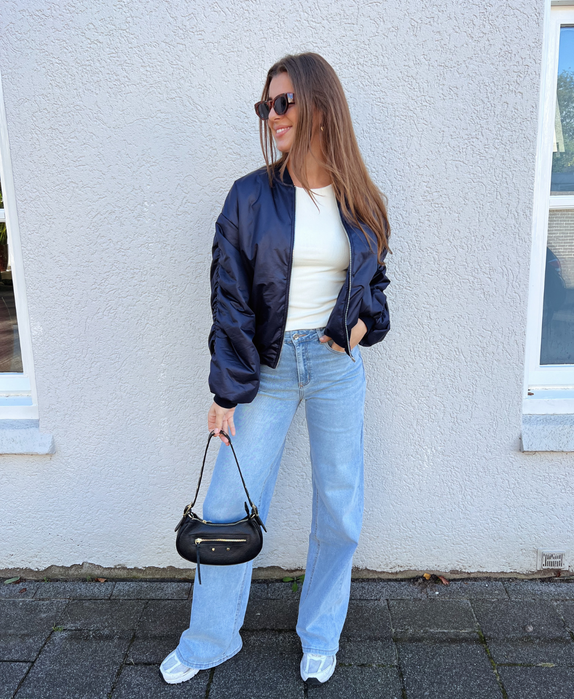 Bomber jacket Celine | Navy | Regular