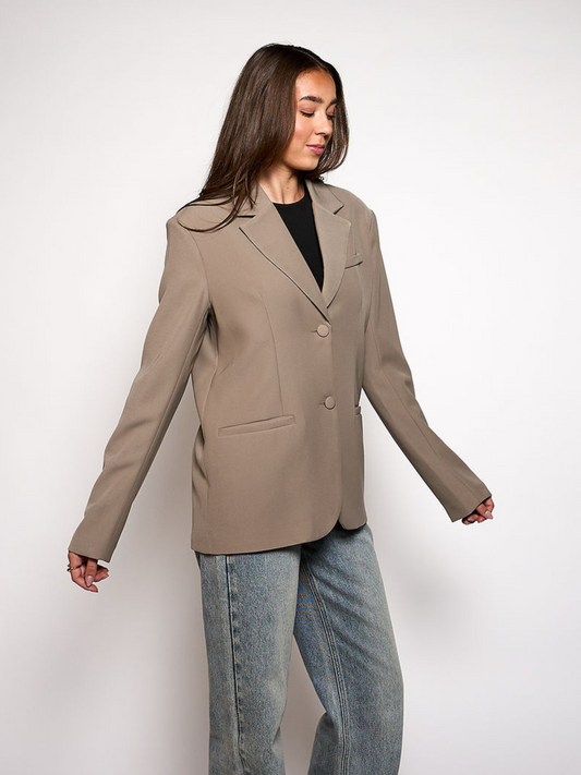 Nova oversized blazer | Taupe | Tall
