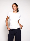 Lexie short sleeve top | Tall | White