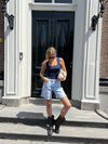 Riva | Denim Shorts | Light Blue | Tall
