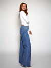 Sassy | Super Wide Leg Jeans | Destroyed | Stretch | Dark Blue | Tall
