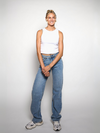 May Wide Leg Jeans | Blue | Tall