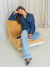 Sassy | Super Wide Leg Jeans | Stretch | Blue | Tall
