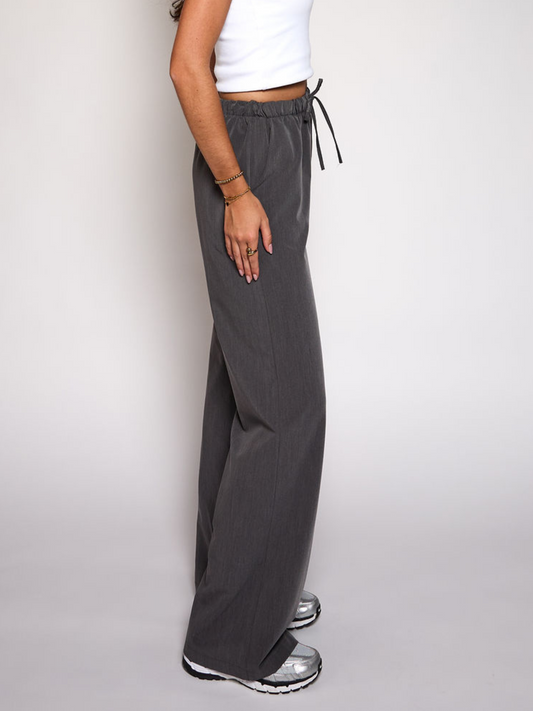 Lize pants | Dark grey | Tall