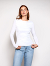 Lexie long sleeve top | Tall | White