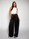 Gigi Satin pants | Tall | Black