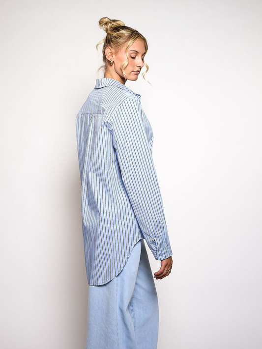 Liv blouse | Tall | Blue striped