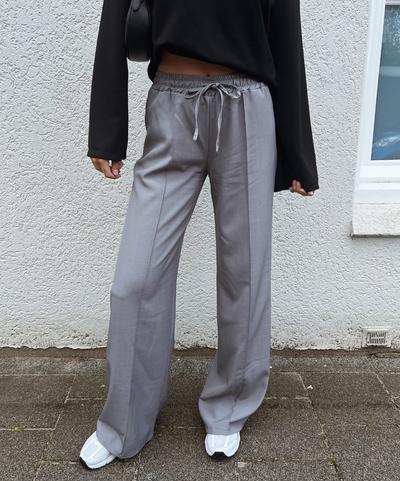 Loua trousers | Pressfold | Gray | Tall