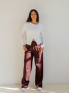 Mae Pantalon | Bordeaux | Tall