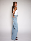 Sassy | Super Wide Leg Jeans | Stretch | Blue | Tall