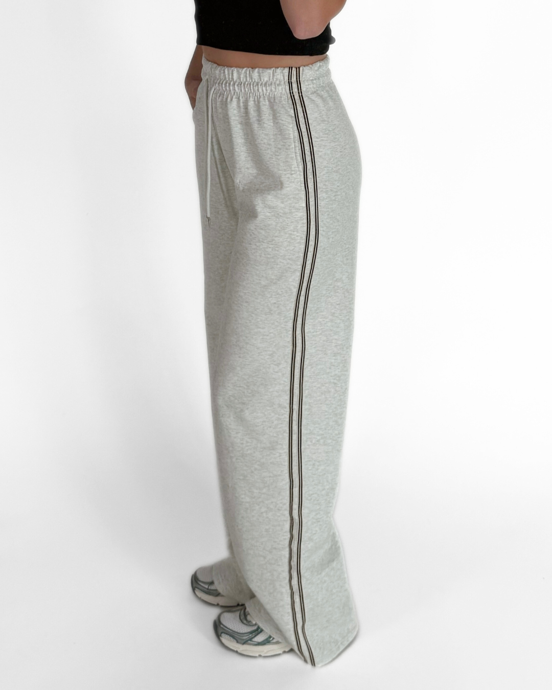 Izzy pants | Grey with stripes | Tall