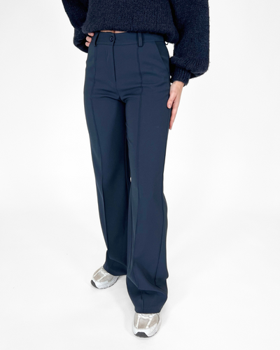 Marley | Wide leg pantalon | Navy | Tall