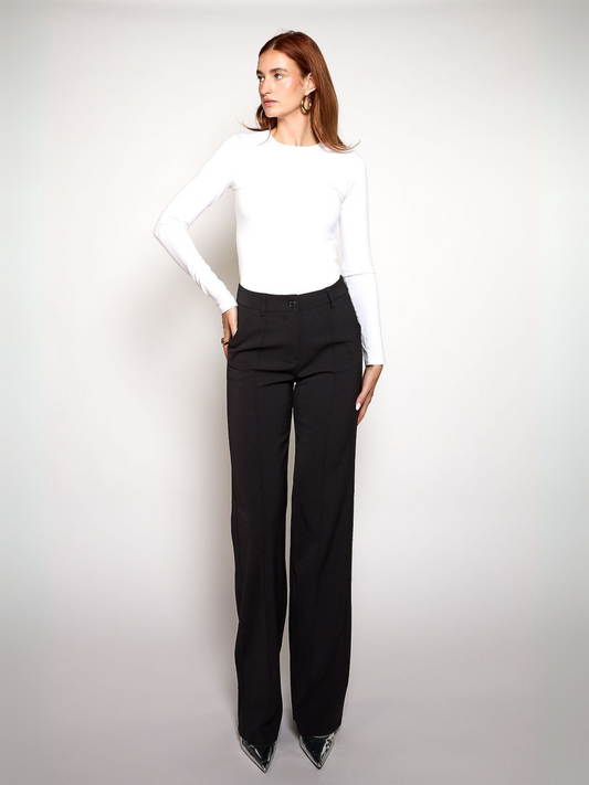 Marley | Wide leg trousers | Black | Tall